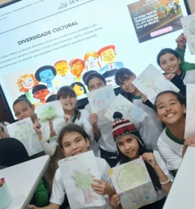 Estudantes puderam produzir suas próprias impressões sobre a temática