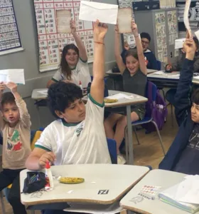 Estudantes puderam ser protagonistas da proposta em sala