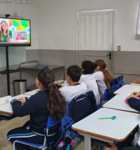 Conteúdo audiovisual levou importantes informações à sala de aula