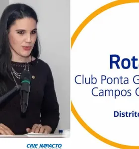 Há mais de sete anos Cleonice integra o Rotary Clube de Ponta Grossa Campos Gerais