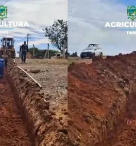 A obra terá aproximadamente 1.800 metros de extensão