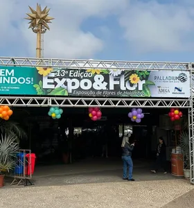 Entrada da 13ª Expo & Flor em 2024