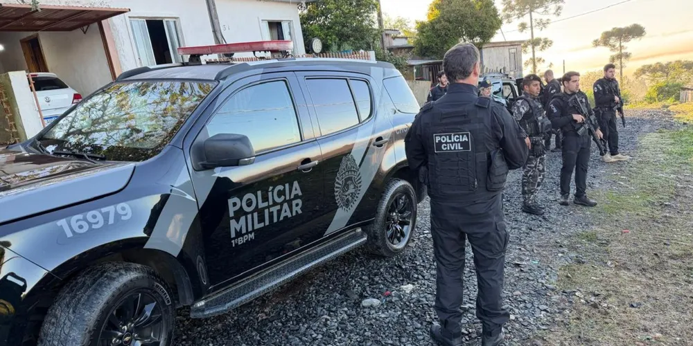 A operação contou com a atuação conjunta das polícias Civil e Militar
