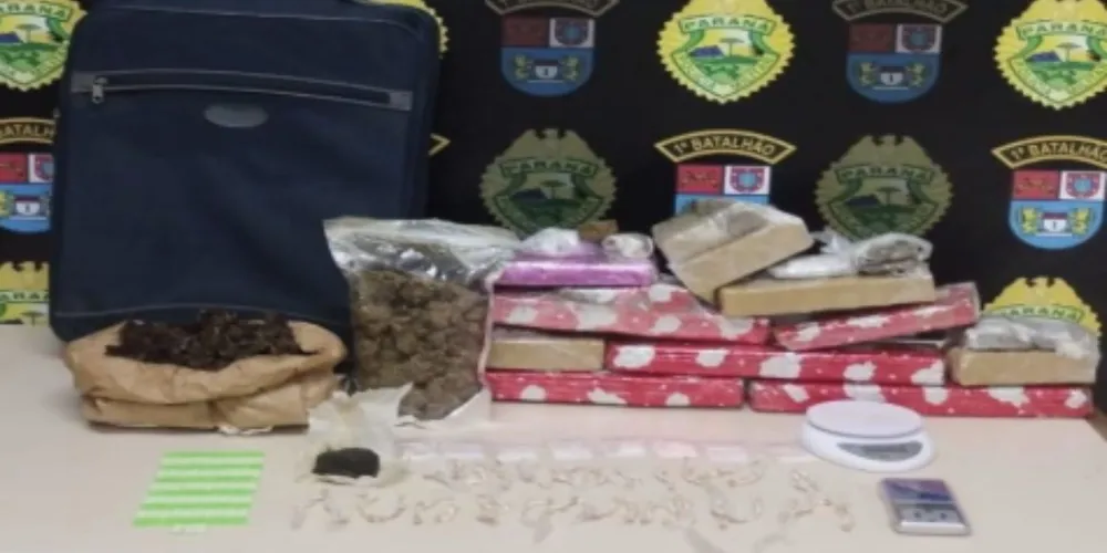 Todo o material apreendido foi encaminhado à 4ª Central Regional de Flagrantes