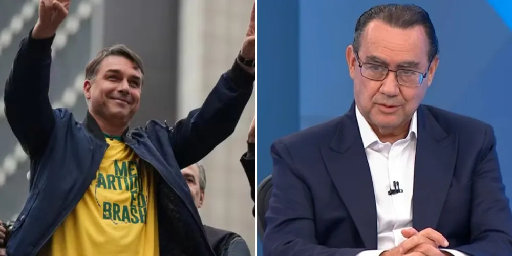 Flávio Bolsonaro e Augusto Cury