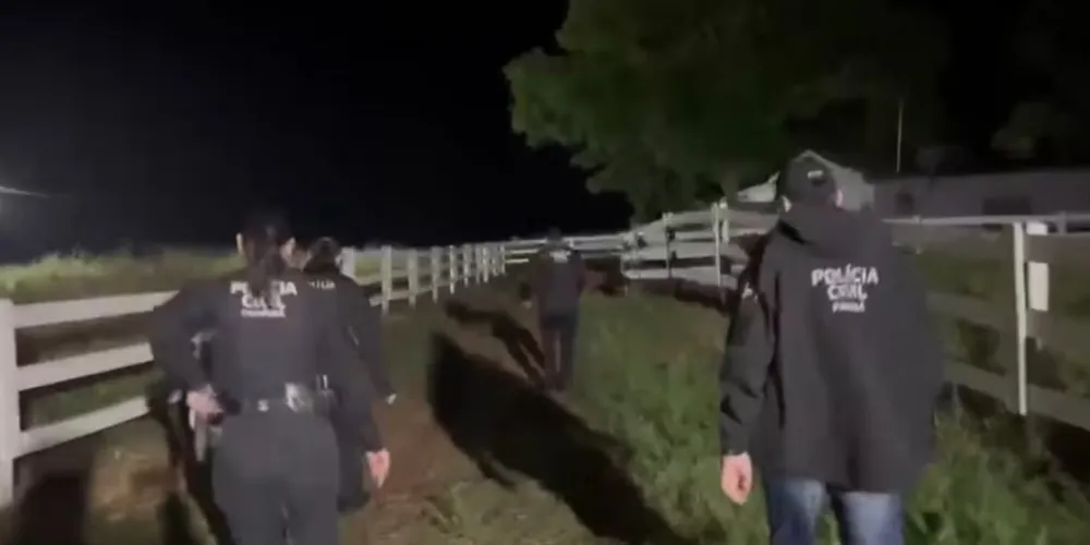 Equipes da Polícia Civil cumpriram mandados de prisão no Paraná