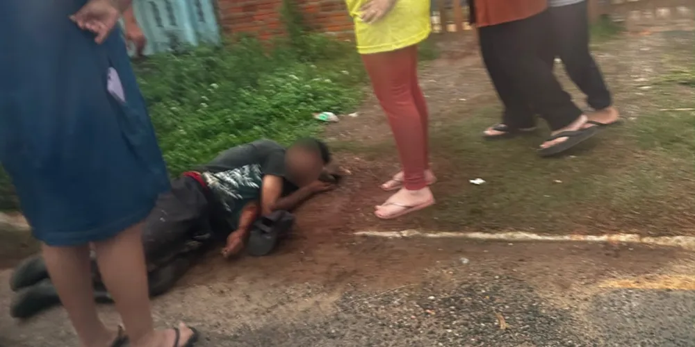 Um homem ficou ferido na ocorrência