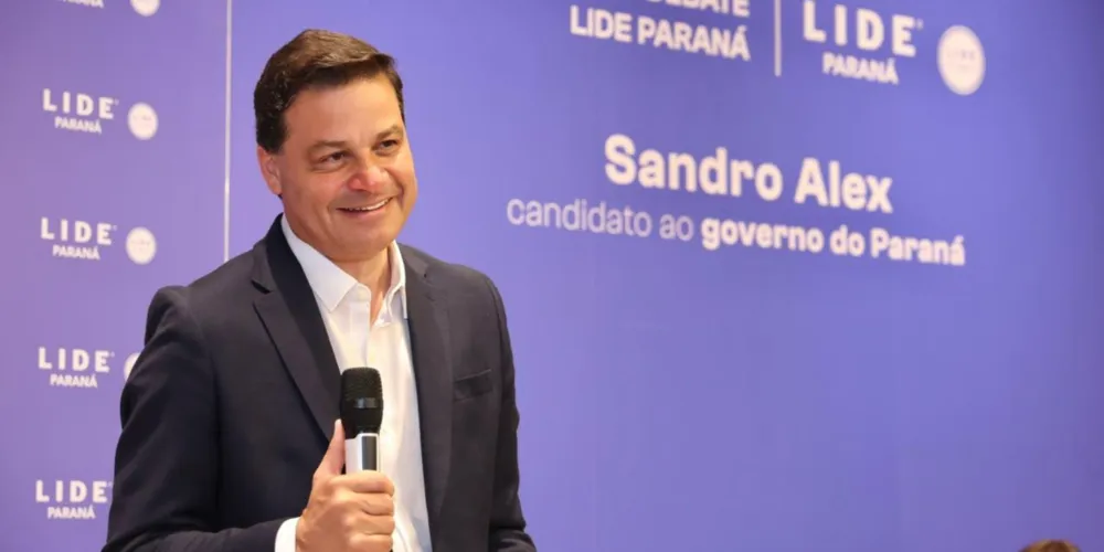 Sandro Alex, candidato ao Governo do Paraná