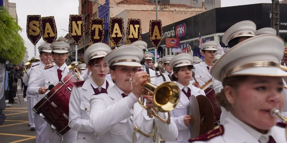 A participação das escolas e entidades fez parte do tradicional desfile