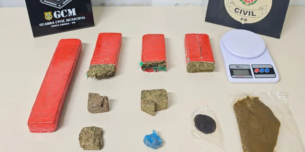 Os materiais apreendidos foram encaminhados à Delegacia da Polícia Civil