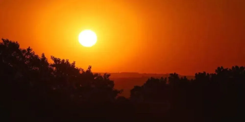 O Inmet aponta que as temperaturas elevadas devem atingir principalmente o centro e o sul do Estado