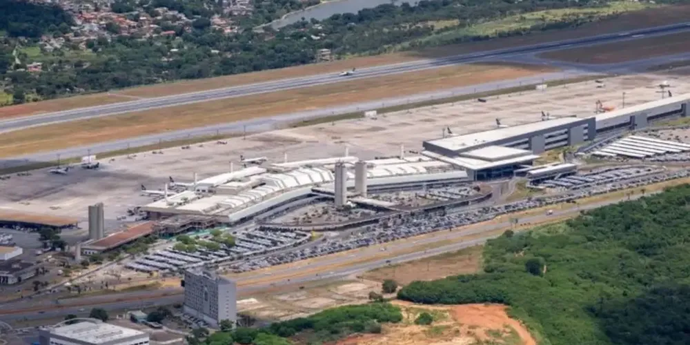 O aeroporto é o segundo maior em destinos domésticos no Brasil