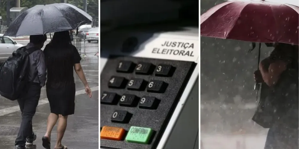 A previsão indica chuva em toda a Região Sul