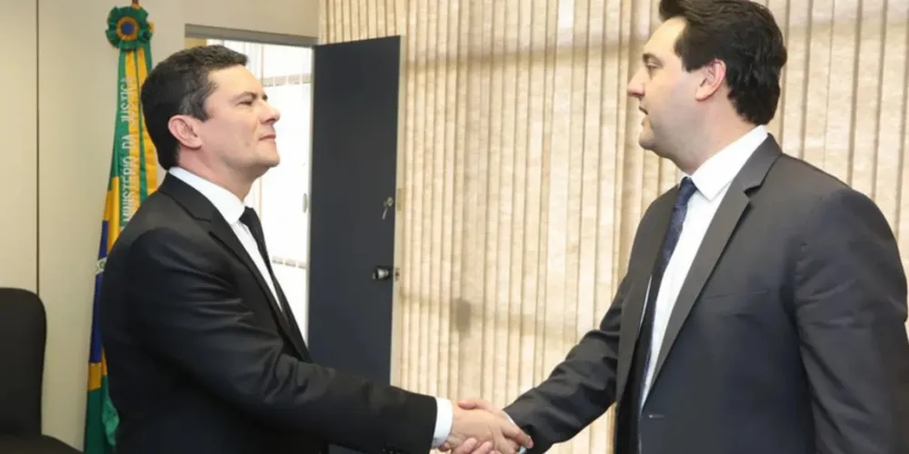Sergio Moro e Ratinho Junior