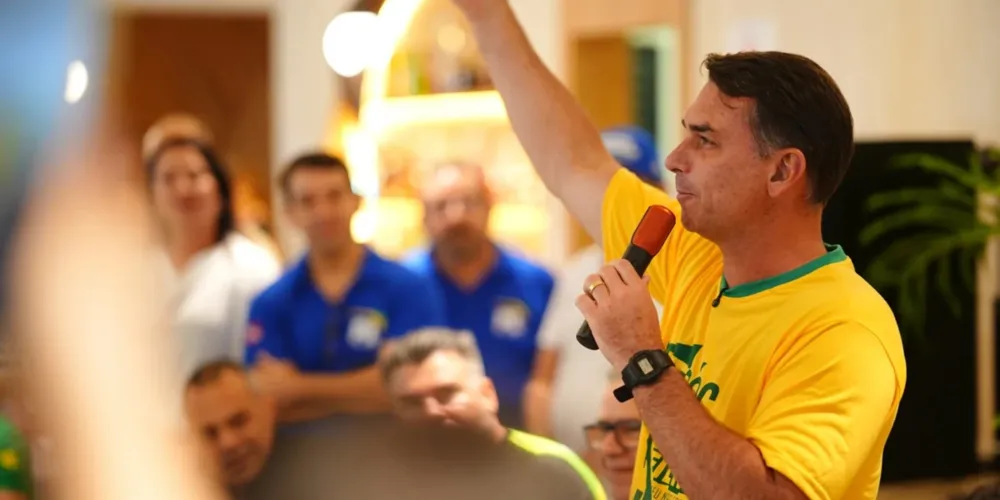 Flávio Bolsonaro, candidato à Presidência da República