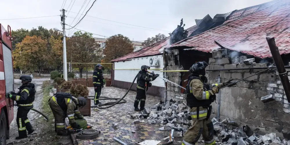 O ataque ocorreu na cidade de Zaporizhzhia, no sul da Ucrânia, neste sábado