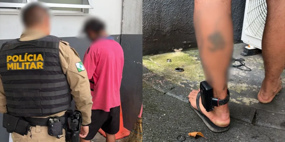Dois homens foram presos após suspeita de assalto a uma farmácia no Centro de Curitiba
