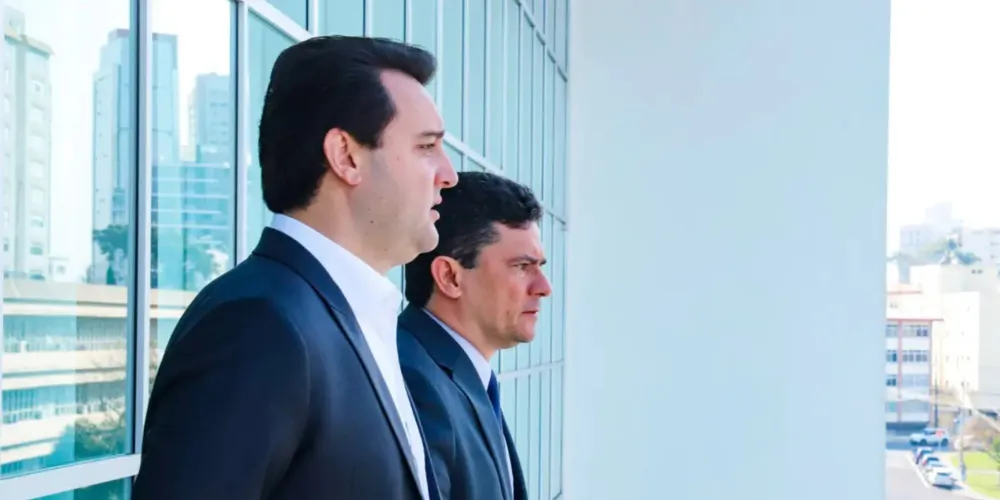 Ratinho Junior e Sergio Moro