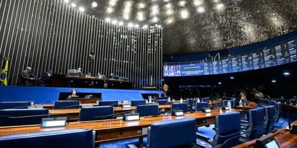 Plenário do Senado em sessão de discussão da PEC 221/2019, que propõe o fim da escala 6x1 e a redução da jornada de trabalho
