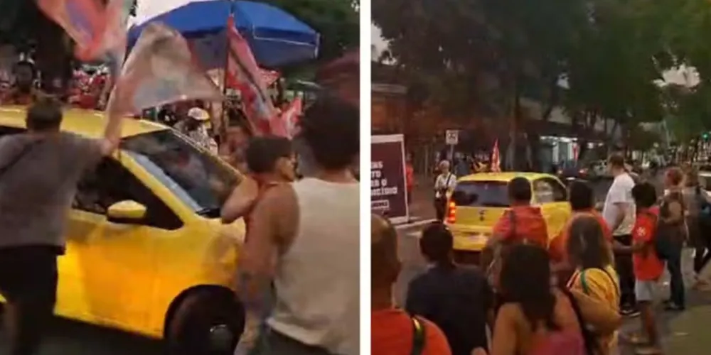 Atropelamento em ato pró-Lula, em BH