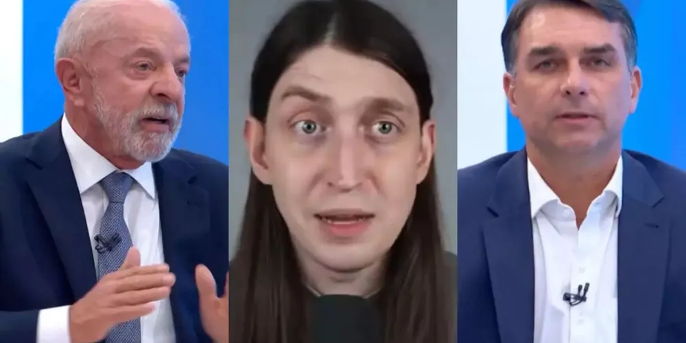 Lula, Felca e Flávio Bolsonaro