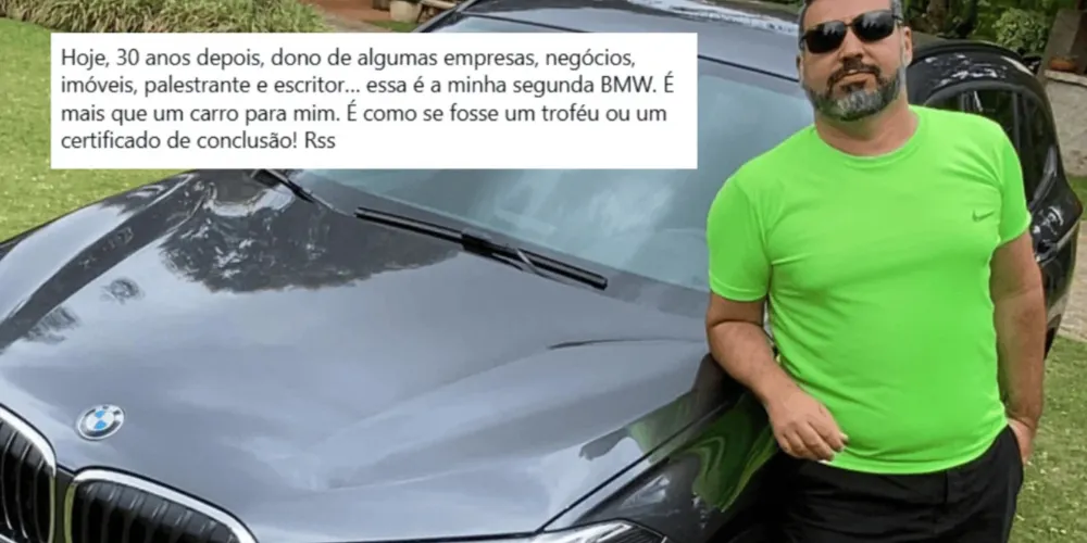 Empresário diz ter carros importados, viajou para Dubai, classificou 8h de trabalho como "meio período" e recebeu R$ 2.400 de auxílio
