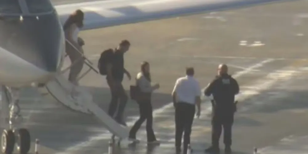 Família chegou em Miami nesta manhã