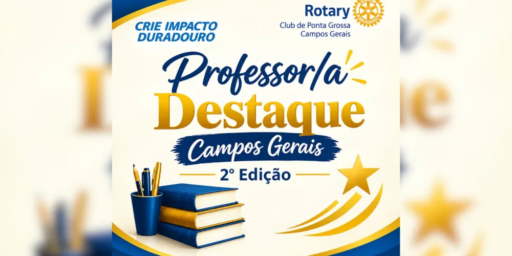 Segunda edição do Prêmio Professores Destaque Campos Gerais