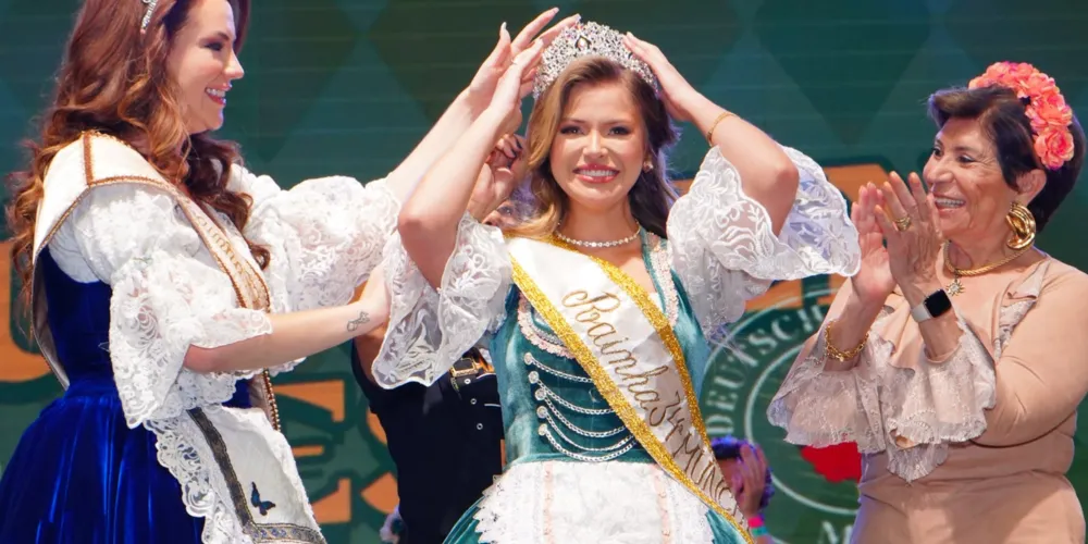 Serão eleitas a Rainha, a 1ª Princesa, a 2ª Princesa e a Miss Simpatia