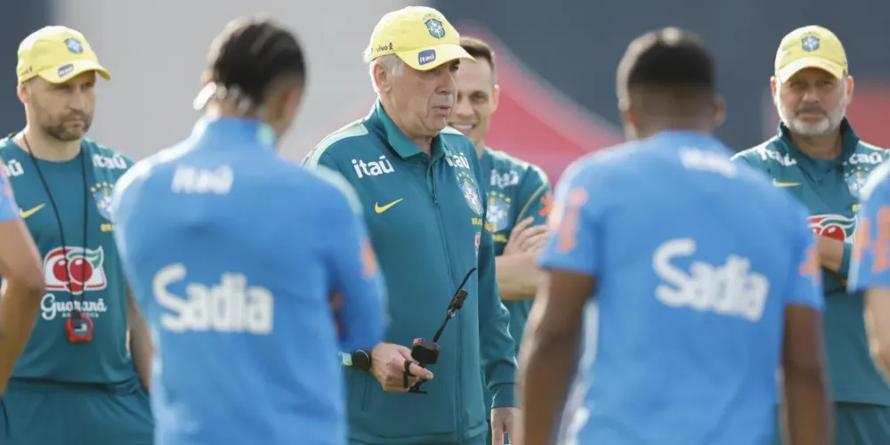 Treino da Seleção Brasileira desta quarta-feira (23)
