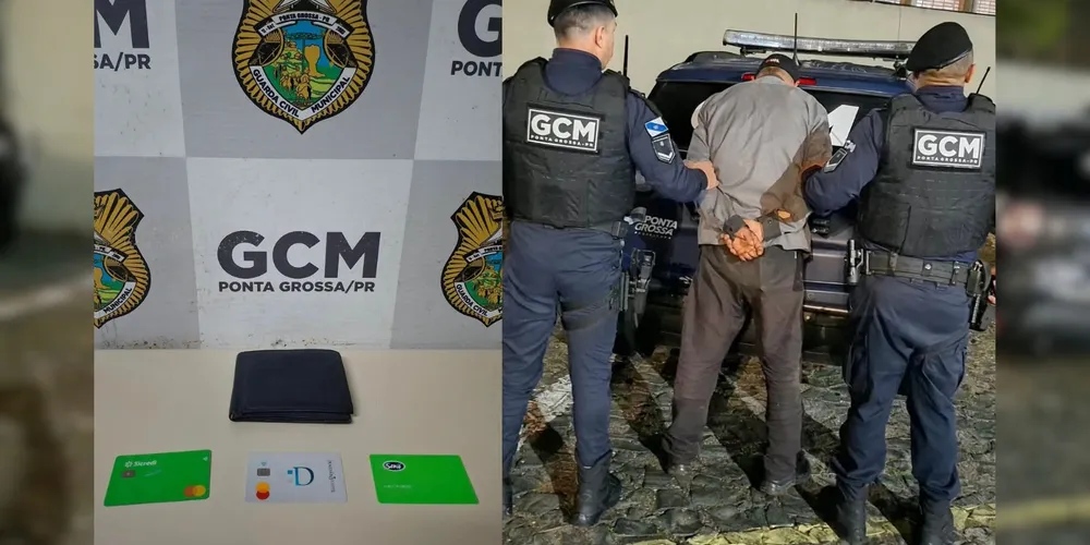 O homem foi preso após ação rápida da GCM.