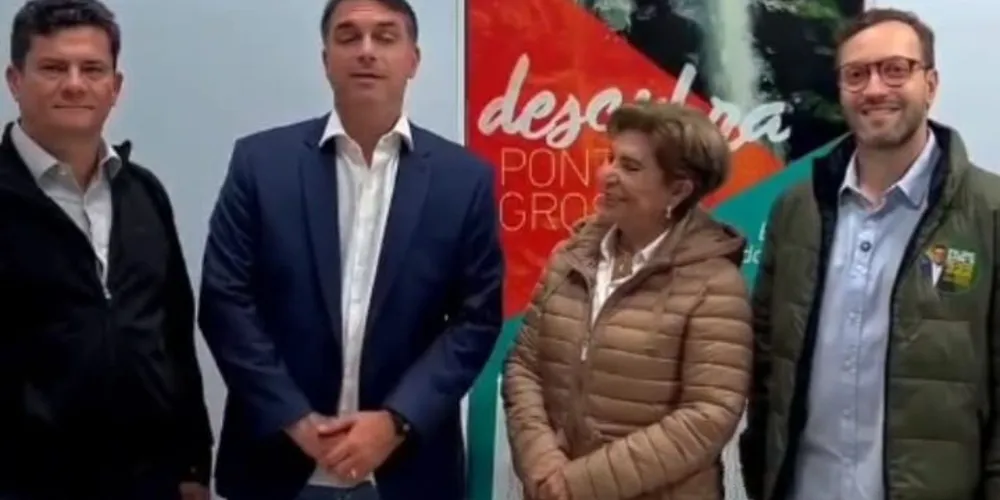 Prefeita Elizabeth se reúne com Flávio Bolsonaro, Sergio Moro e Felipe Barros