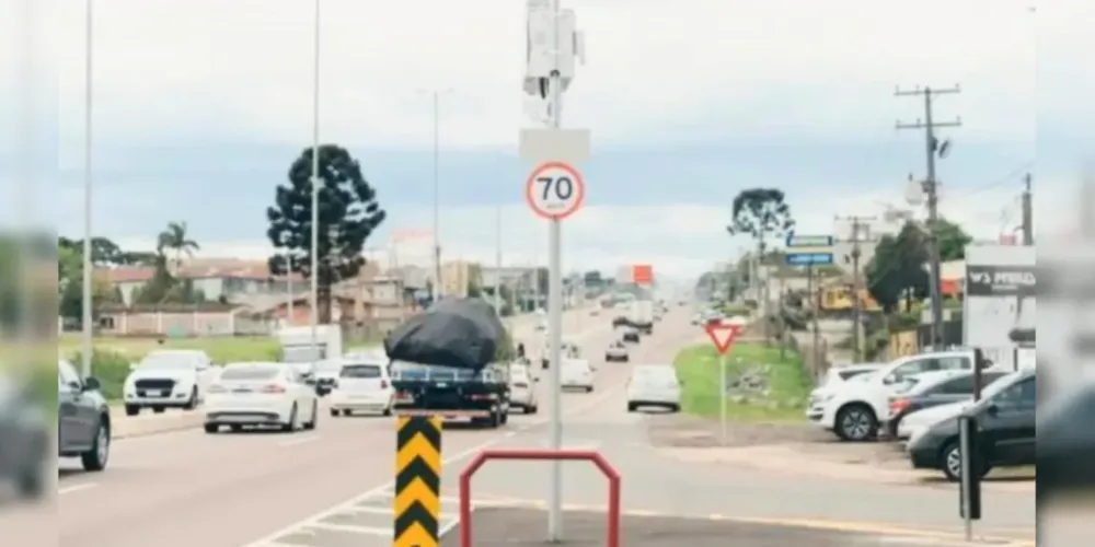 Os equipamentos ficam em trechos onde o limite máximo de velocidade é de 70 km/h