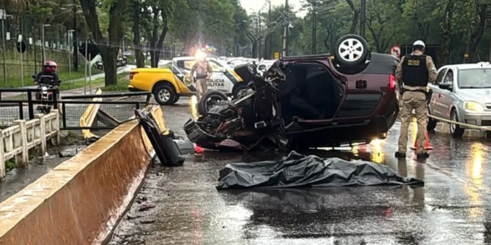 Passageiro de 39 anos morre em acidente