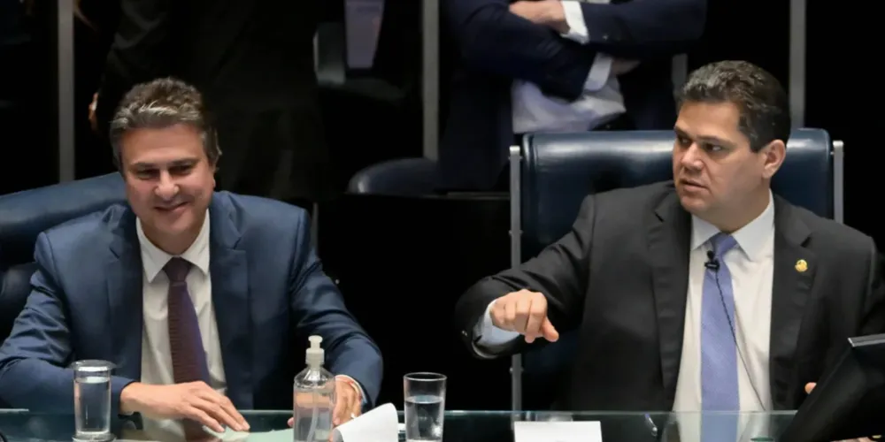 Camilo Santana e Davi Alcolumbre