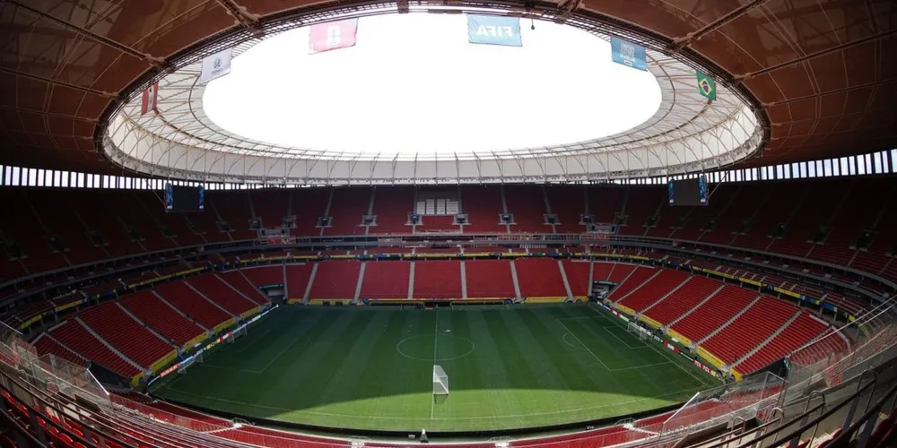 A Arena Mané Garrincha, em Brasília, será o palco da decisão do título da Copa do Brasil