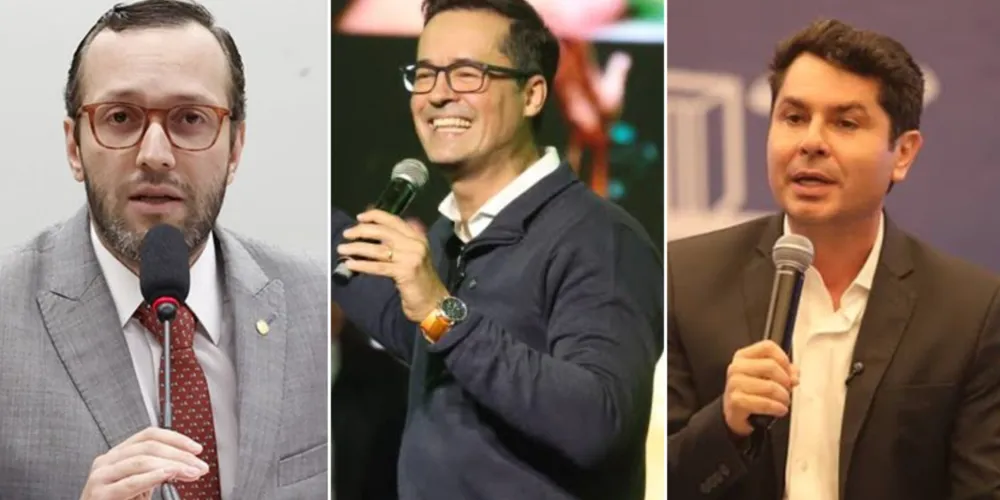 Filipe Barros, Deltan Dallagnol e Alexandre Curi