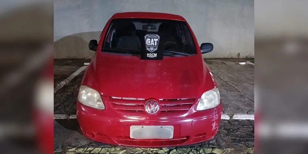 O motorista foi preso em flagrante pela equipe GAT