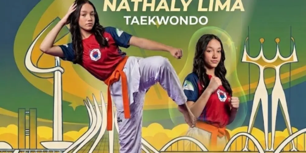 Nathaly Lima Carneiro, da categoria Cadete até 44 kg, conquistou o título de campeã estadual escolar