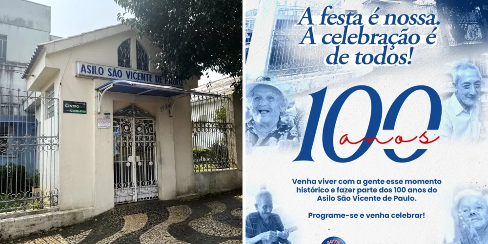 Asilo comemora 100 anos de atuação