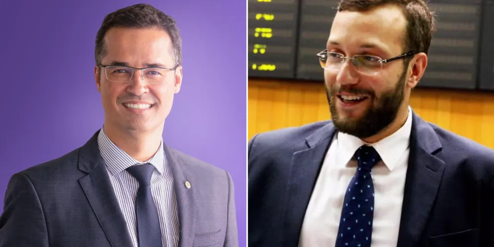Deltan Dallagnol e Felipe Barros