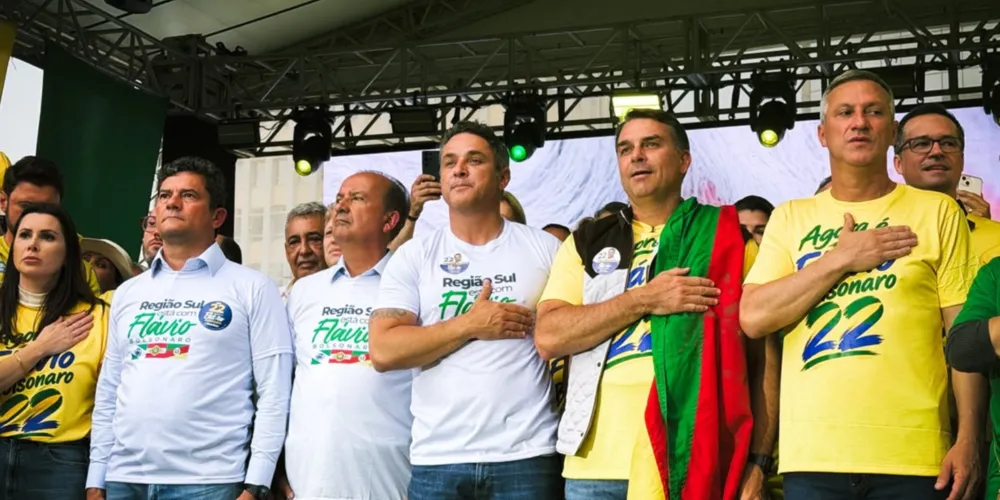 Sergio Moro, Jorginho Mello e Luciano Zucco estarão em Curitiba neste sábado (17)