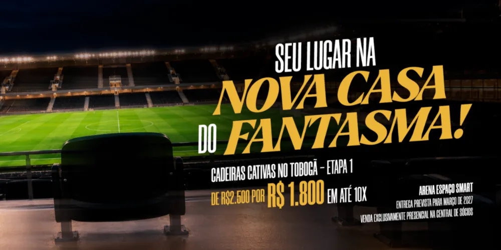 Durante a pré-venda, as cadeiras cativas serão comercializadas pelo valor de R$ 1.800