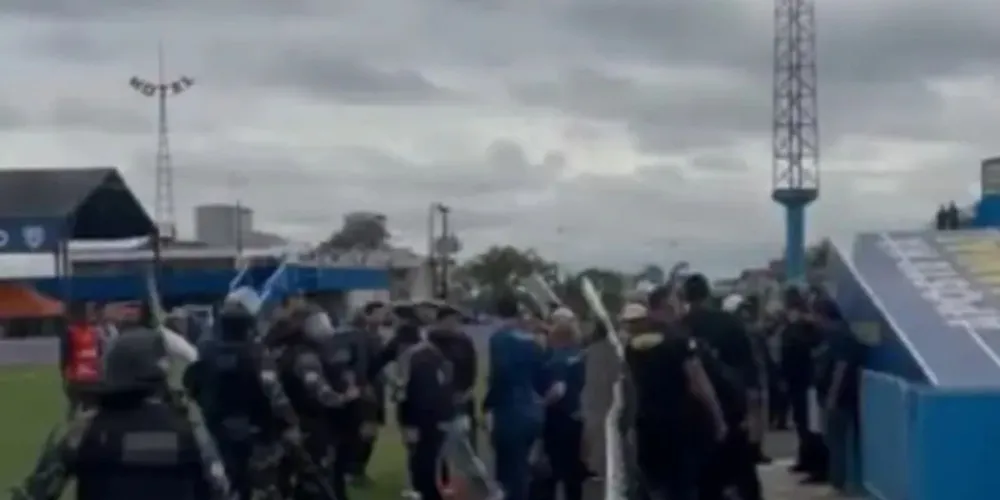 Torcedores de Operário e Londrina entraram em confronto neste domingo (6)