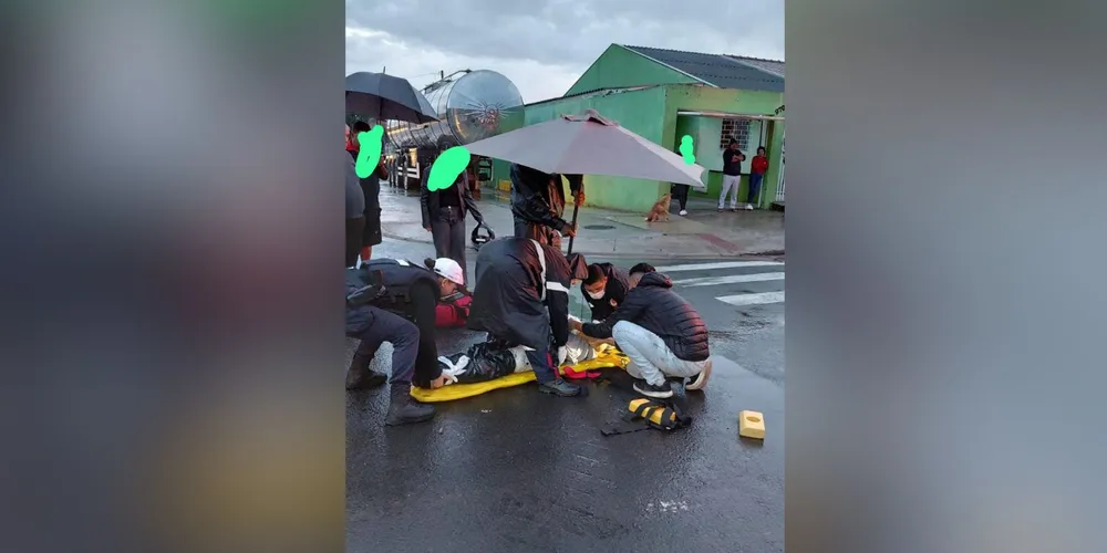 Motociclista sofreu ferimentos e foi encaminhado à UPA Santana