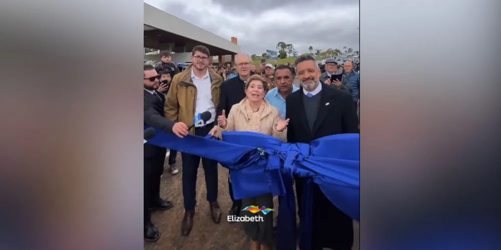 Prefeita Elizabeth celebrou a entrega oficial da nova ligação da Avenida Anita Garibaldi