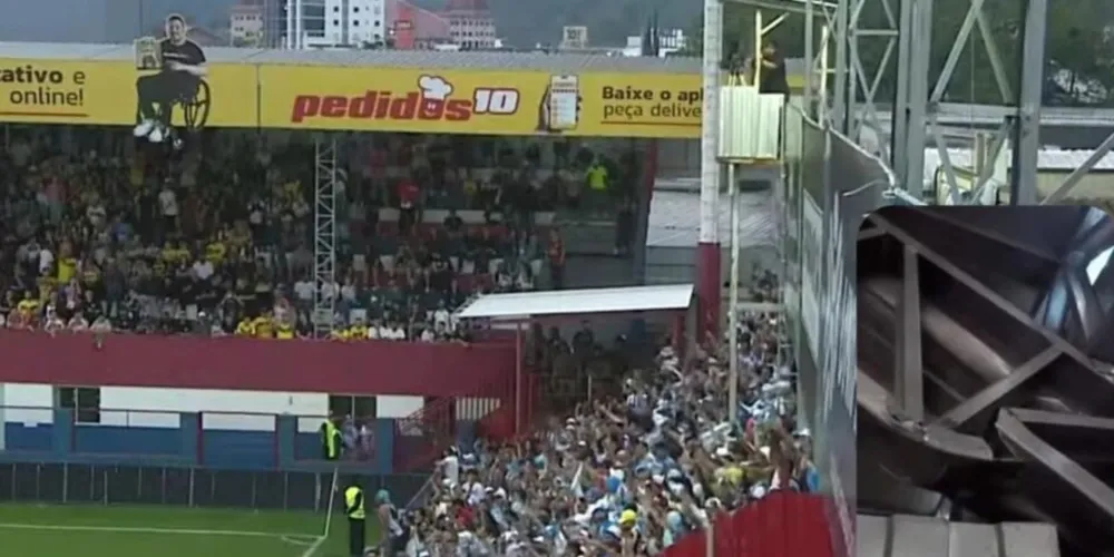 Jogos suspensos por risco estrutural
