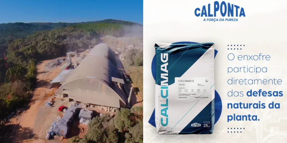 A linha Calcimag, da Calponta, apresenta fertilizantes granulados desenvolvidos com foco em uma nutrição mais completa e eficiente