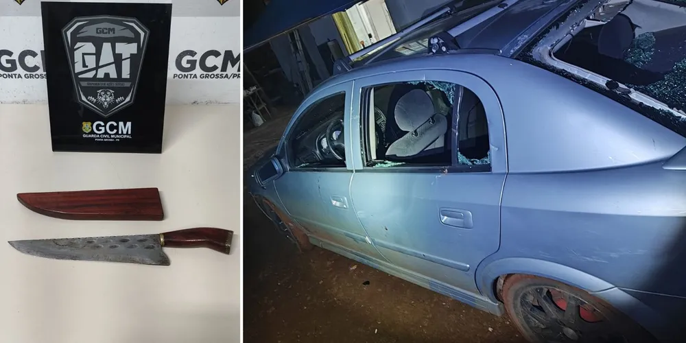 O homem agrediu e ameaçou os familiares,
