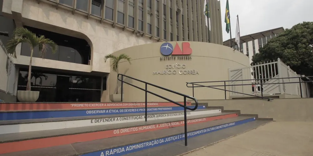 Fachada da seccional do Distrito Federal da OAB